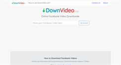 Desktop Screenshot of downvideo.net