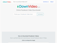 Tablet Screenshot of downvideo.net